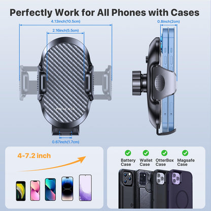 Miracase Car Phone Holder Air Vent Mount Black